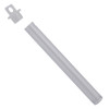 Plastic Tube Bottles with Caps 4 x 3/8 Inch Set of 10