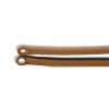 Tan Long Leather Watch Band 14MM Smooth Calf