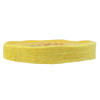 3 Inch Yellow Treated Muslin Polishing Buff 3 Rows Stitching with Leather Center