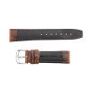 Hadley Roma Brown 18mm Oil Tanned Leather Watch Band 8 1/4 Inch Length
