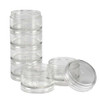 Plastic Stackable Round Containers 6 pieces
