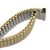 Yellow Gold Tone Metal Watch Band 6 3/4 to 12 Inch Long Length Expandable Ends Fit 16 to 22mm
