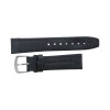 Hadley Roma Black 19mm Oil Tanned Leather Watch Band 7 7/16 Inch Length