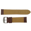 Hadley Roma Brown 22mm Shrunken Grain Leather Watch Strap 7 3/8" Inch Length