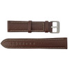 Leather Watch Band 22mm Brown Leather Buffalo Chronograph Grain 8 3/8 Inch Length