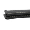 Watch Band 24mm Black Leather Buffalo Chrono 7 7/8 Inch Length