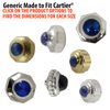 Imitation Made to Fit Cartier® Brand Watch Crowns