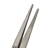 Stainless Steel Economy Diamond Tweezers 6 1/2 Inch Serrated Tips