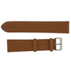24mm Watch Band Light Brown Distressed Leather 9 Inch Length