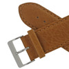 24mm Watch Band Light Brown Distressed Leather 9 Inch Length