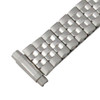 Hadley Roma 6 to 8 Inch Length Expansion Metal Stainless Steel Watch Band with Expandable Ends 10 to 14mm