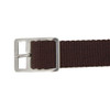 Brown 12mm Nylon Watch Strap 8 Inch Length