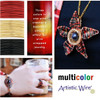 Artistic Wire 18 Gauge Multi Color Craft Wire Red Gold Black
