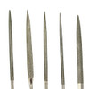 Fine Point Diamond Needle File Set of Five