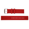 Red Silicone Watch Band 18mm Rubber Strap 7 13/16 Inch Length