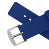 Blue Silicone Watch Band 16mm Rubber Strap 7 1/2 Inch Length
