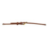 Leather Watch Strap 8mm Light Brown Polished Calf Flat Style 6 5/8 Inch Length