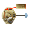 Harley Ronda 2 Hand Quartz Watch Movement HQ762G.3 HCP Swiss Gold Plate Overall Height 4.3mm
