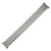 Hadley Roma Expansion Metal Watchband Stainless Steel 6 3/8 to 10 Inch Length With Expandable Curved Ends To Fit 18 to 22mm