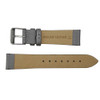 Hadley Roma 18mm Silver Grey Leather Watch Band Satin Finish Calf 6 5/8 Inch Length