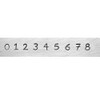 ImpressArt Metal Stamps Bridgette Font 3 MM- Set of Numbers