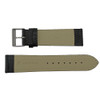 22mm Watch Band Black Lizard Grain Leather 7 1/2 Inch Length