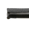 22mm Watch Band Black Lizard Grain Leather 7 1/2 Inch Length