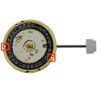 ETA® 3 Hand Quartz Watch Movement E61.111B Black Date Dial At 3:00 Overall Height 3.2mm