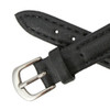 Hadley Roma 10mm Vegan Black Microfiber Watch Band 6 5/8 Inch Length