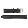 Hadley Roma 18mm Vegan Black Microfiber Watch Band 7 1/2 Inch Length