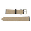 Hadley Roma 18mm Vegan Black Microfiber Watch Band 7 1/2 Inch Length