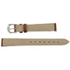 14mm Vegan Brown Microfiber Watch Band 6 5/8 Inch Length