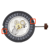 Harley Ronda Quartz Watch Movement HQ515.24H-6B 24 Hour Black Date Dial at 6:00 Overall Height 4.8mm