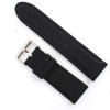 Black Silicone Watch Band 30mm Rubber Strap 8 Inch Length