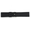 Black Silicone Watch Band 32mm Rubber Strap 8 Inch Length