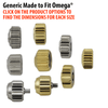 Imitation Made to Fit Omega® Brand Watch Crowns