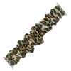 Leopard Print Elastic Scrunchie Style Watch Band Made to Fit 42mm Apple® Watch