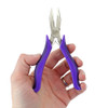 Nickel Plated Chain Nose Plier with Ergo Handle and Cutter