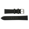 Hadley Roma 16mm Black Leather Watch Band Satin Finish Calf 6 5/8 Inch Length
