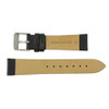 Hadley Roma 16mm Black Leather Watch Band Satin Finish Calf 6 5/8 Inch Length