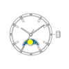 Miyota/Citizen LTD 3 Hand Quartz Watch Movement 6P24 Moon Phase At 6:00 Overall Height 5.2mm