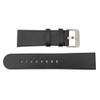 22mm Vegan Black Apple Skin Watch Band 7 7/8 Inch Length
