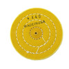 Yellow Chem-Infused Muslin Polishing Buff 4 Inch Ply 40