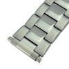 Hadley Roma Stainless Steel Metal Watch Band 20-26 mm Straight Ends 7 1/2 Inch Length