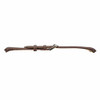 Brown Leather Watch Band 20mm Curved Alligator Grain 8 Inch Length
