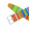 Rainbow Color Rubber Generic Swatch® Watch Band 20mm Wide and Fits 17mm Notched Case 7 1/8 Inch Length