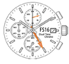 Miyota/Citizen LTD Watch Movement FS16 Chronograph Quartz Movement Overall Height 7.3mm