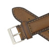 Watch Band 22mm Classic Calf Dark Brown Leather 7 7/8 Inch Length