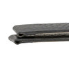 Watch Band 20mm Black Crushed Leather Classic Calf 7 1/2 Inch Length