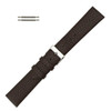 Brown Crushed Style Leather 22mm Smooth Calf 7 1/2 Inch Length